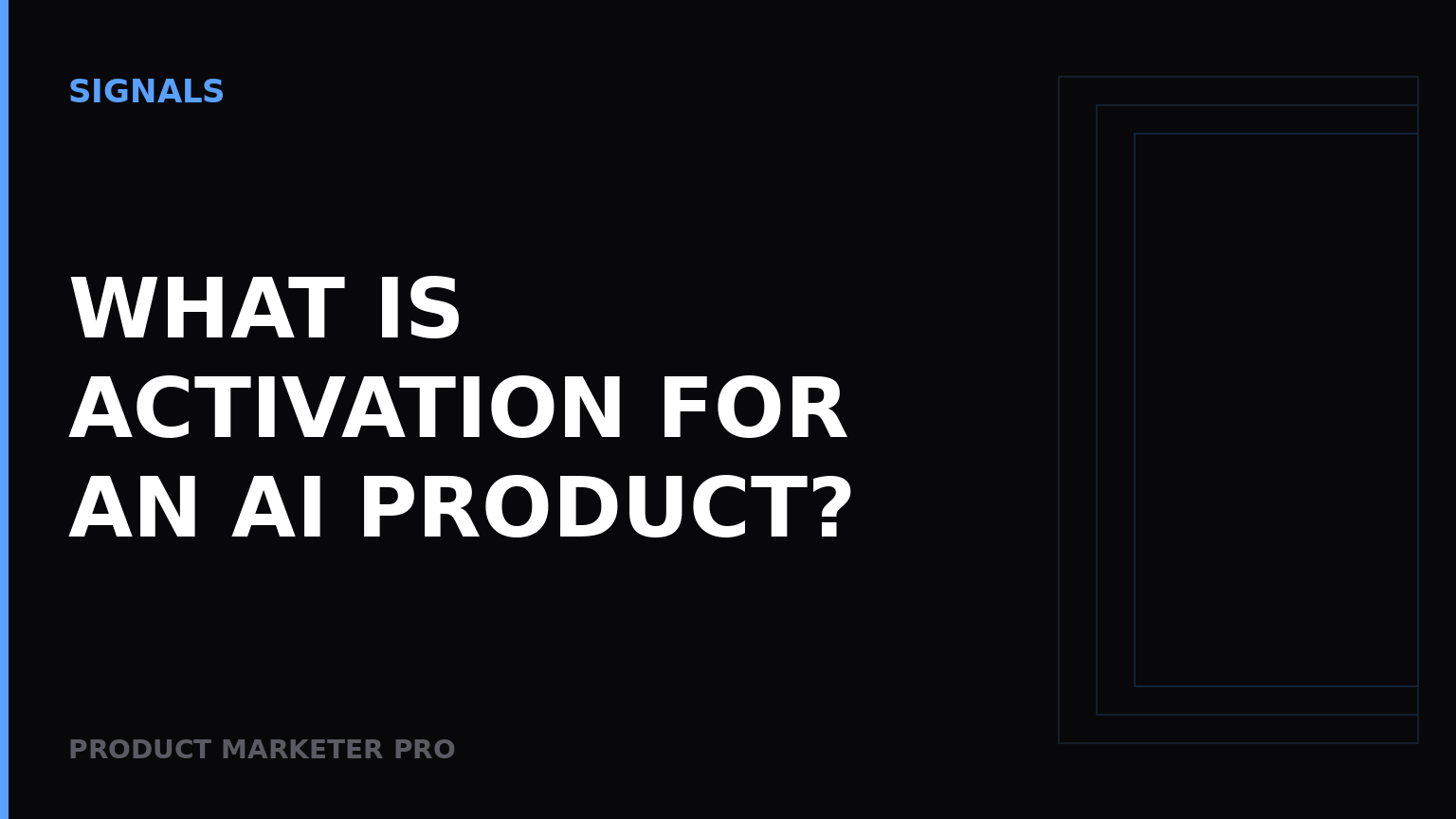 What is activation for an AI product?