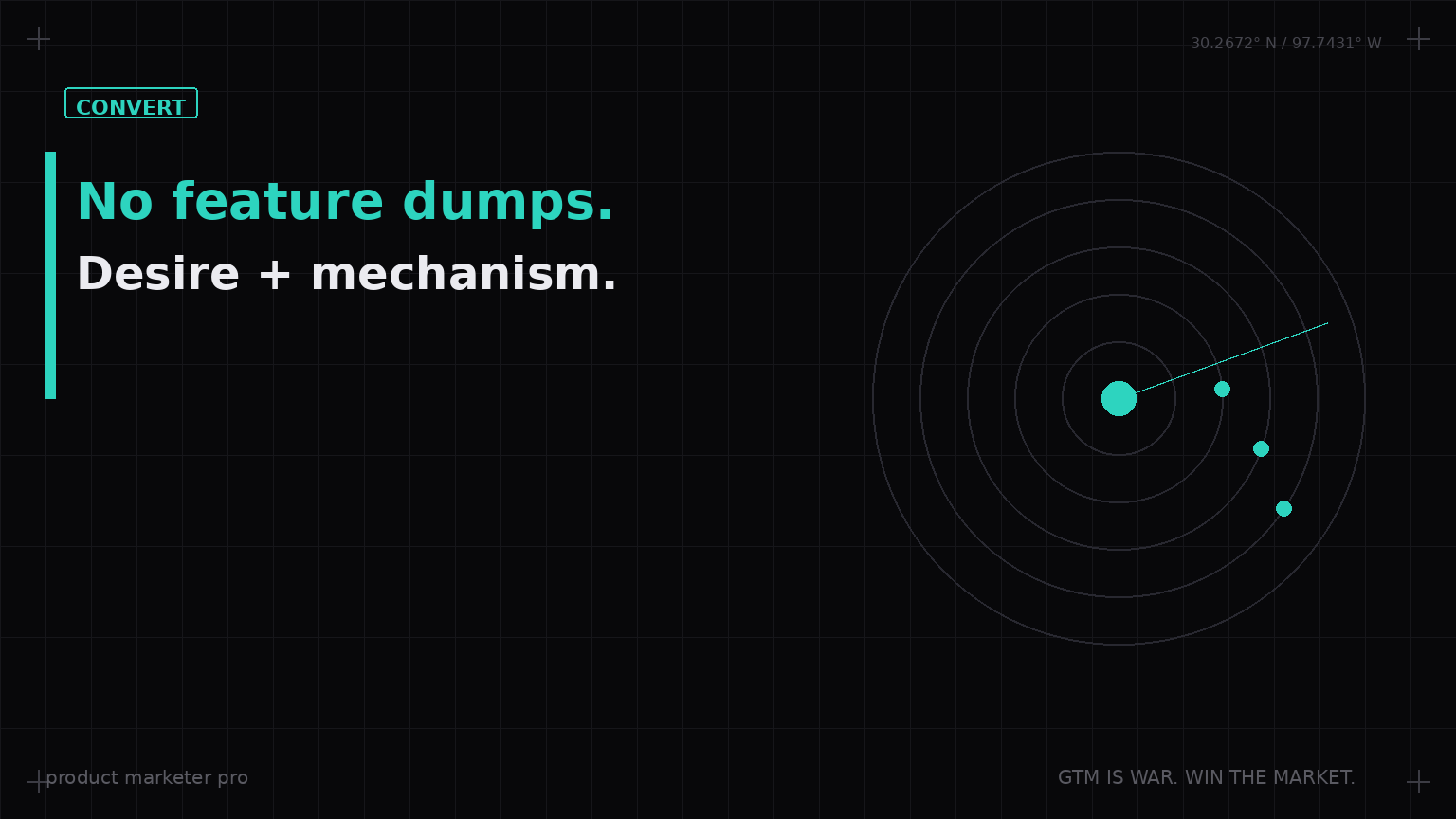 How to position an AI feature without feature dumps