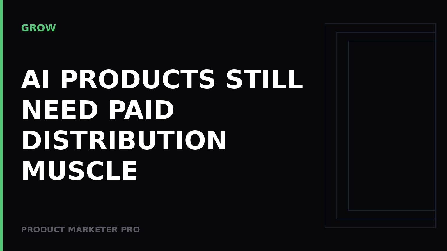 AI products still need paid distribution muscle